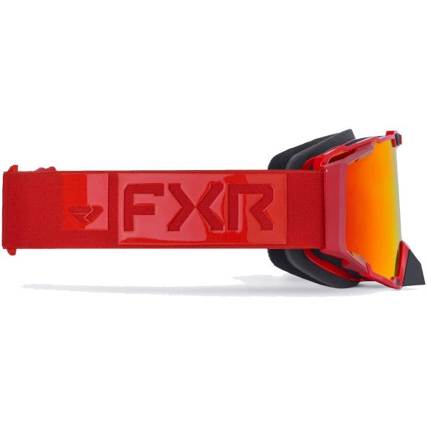Lunettes de Motoneige Pilot Rouge de gauche
