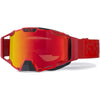 Lunettes de Motoneige Pilot Rouge incliné de face