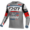 Chandail de Motocross Podium Gladiator 26.5 | Junior Gris/Blanc, de face