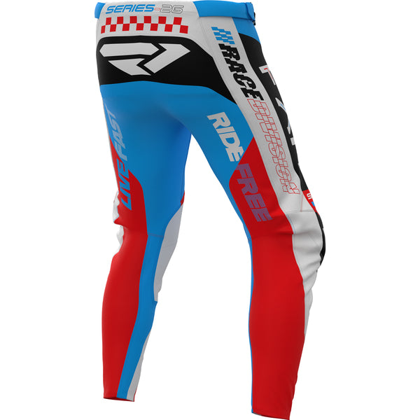 Pantalon de Motocross Podium Gladiator 26.5 | Turquoise, de dos
