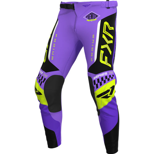 Pantalon de Motocross Podium Gladiator 26.5 | Mauve/Noir, de face
