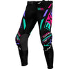 Pantalon de Motocross Podium Gladiator Noir/Multicolore incliné de face
