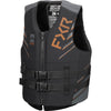 Gilet de Sauvetage Podium FXR noir et brun, de face