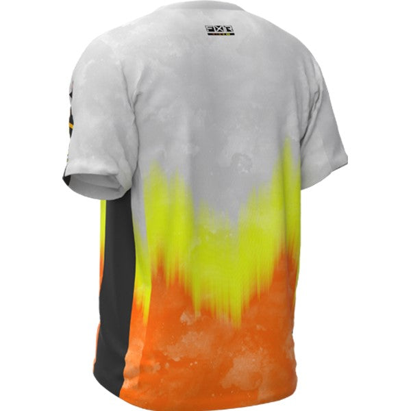 T-Shirt Proflex Gris/Jaune/Orange Dos