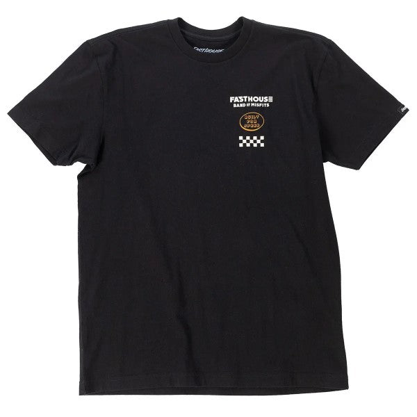 T-Shirt Pursuit/Fasthouse/noir, de face