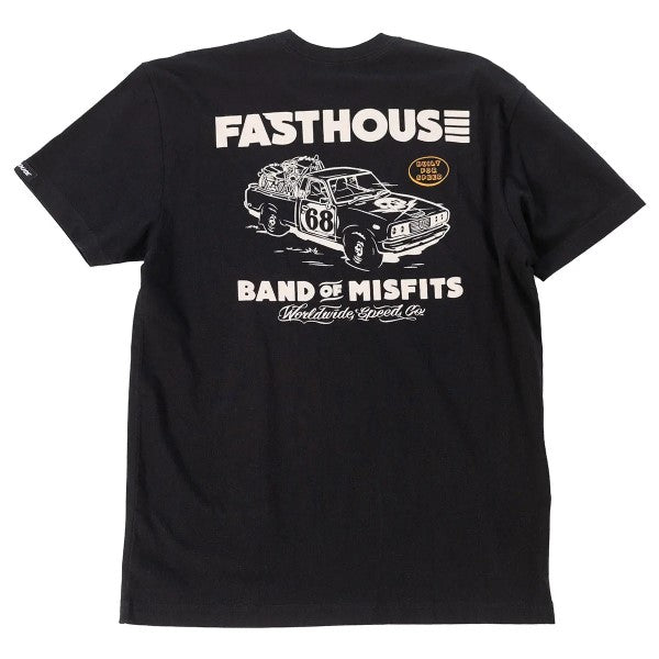 T-Shirt Pursuit/Fasthouse/noir, de dos