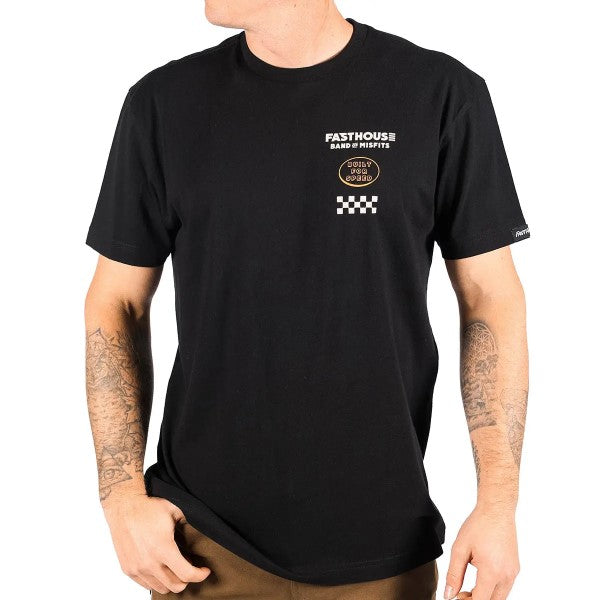 T-Shirt Pursuit/Fasthouse/noir, de face