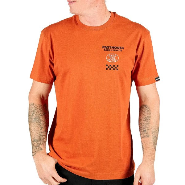 T-Shirt Pursuit/Fasthouse/orange, de face