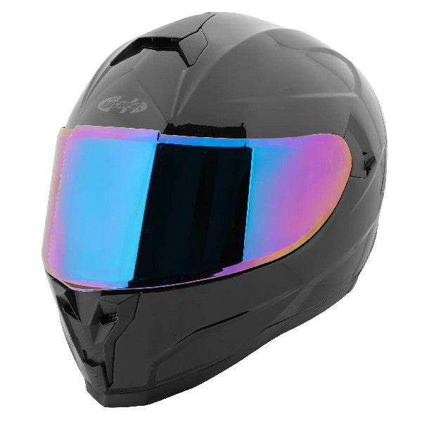 Casque Intégral de Moto RKT 200 Series Ion 3.0 Noir, de face