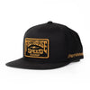 Casquette Record/Fasthouse/noir de profil