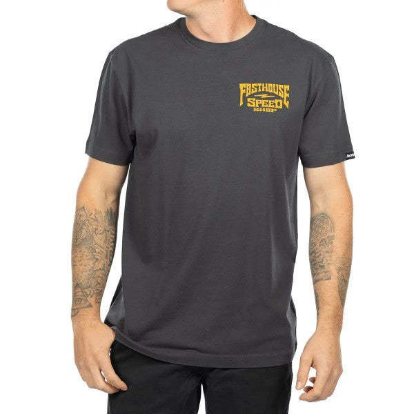 T-Shirt Record/Fasthouse/graphite, de face