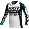 Chandail de Motocross Revo Dayota MX 26.5 Blanc/Bleu, de face