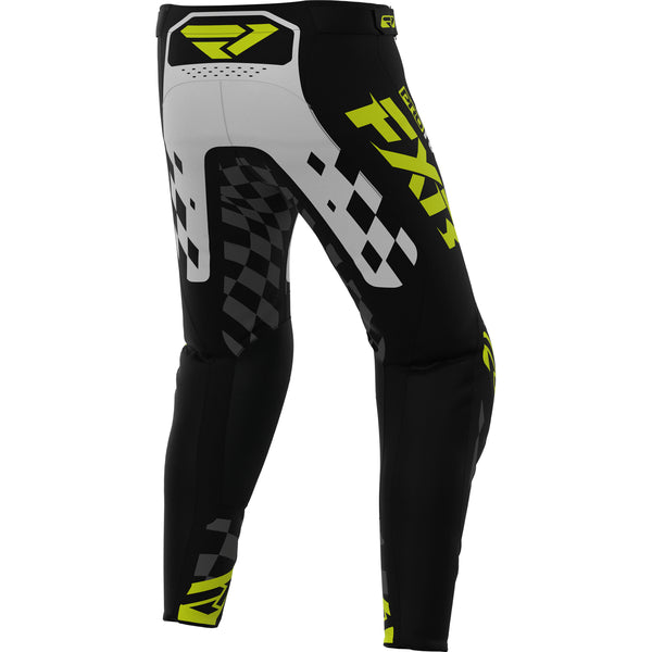 Pantalon de Motocross Revo Daytona MX 26.5 Haute visibilité/Noir, de dos
