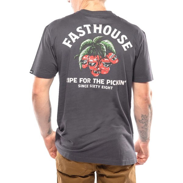 T-Shirt Ripe One Noir/Blanc essayage de dos