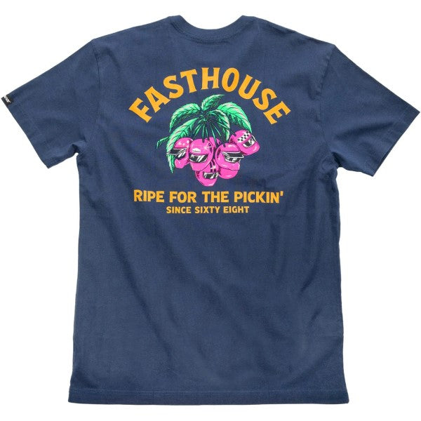 T-Shirt Ripe One Bleu/Jaune de dos