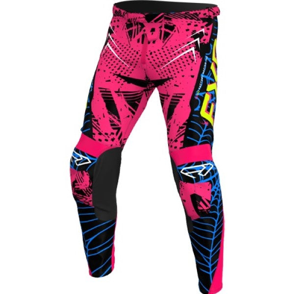 Pantalon de Motocross Clutch Enfant Noir Rose