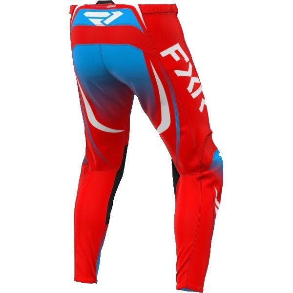 Pantalon de Motocross Clutch Pro Mx Rouge bleu, arrière