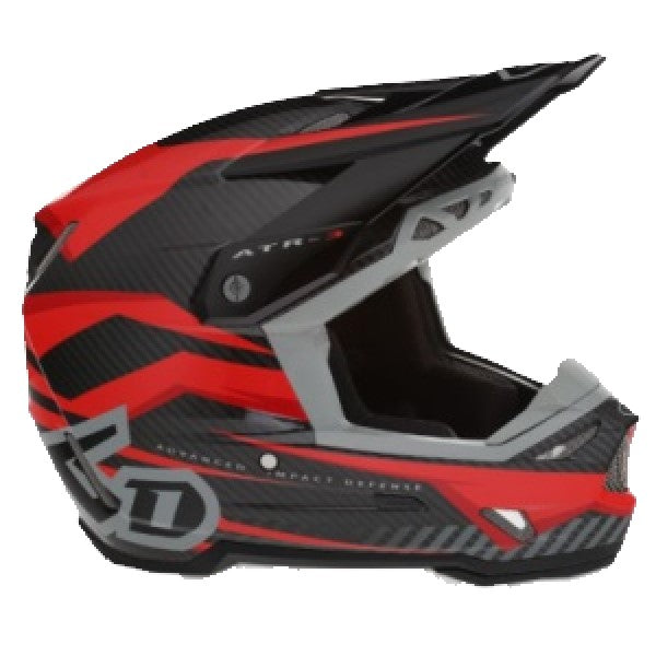 Casque de Motocross ATR-3 Rival Rouge, côté droit