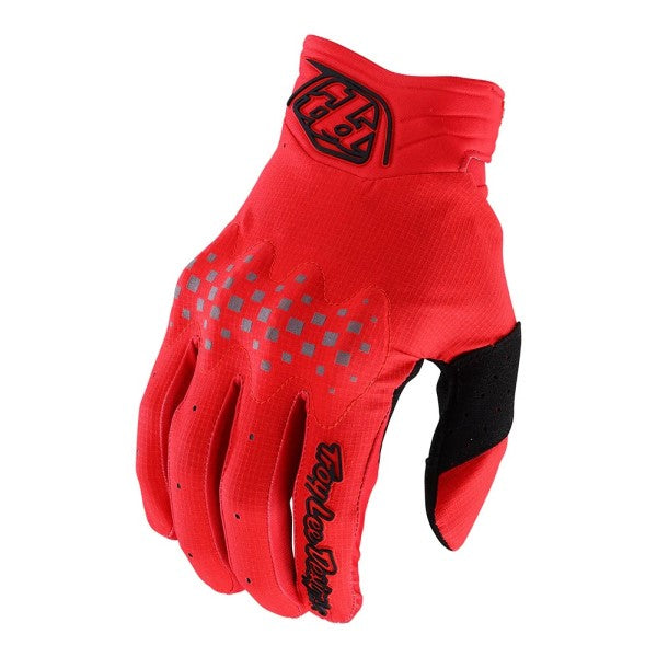 Gants de Motocross Gambit Solid Rouge, Dos