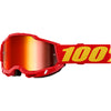 Lunettes de Motocross Accuri 2 à Lentille Miroir 100% rouge et jaune