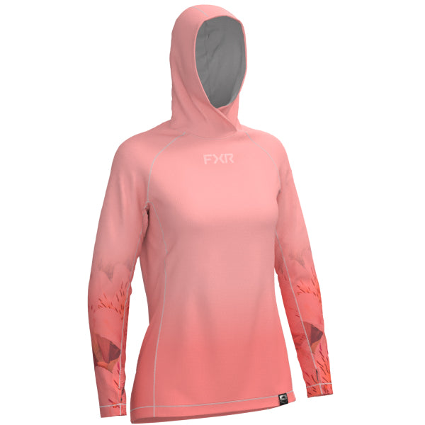 Coton ouaté Rush Air UPF Femme FXR rose, de face
