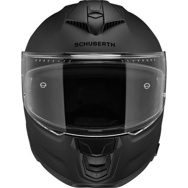 Casque de Moto Integral S3 Noir Mat Devant