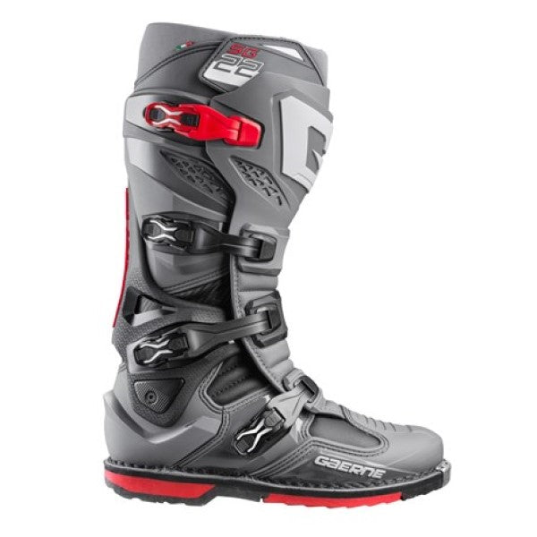 Bottes de Motocross Gaerne SG-22  Grise Droite