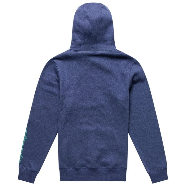 Coton Ouaté Badge Bleu/Vert de dos