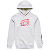 Coton Ouaté Badge Blanc/Rouge de face