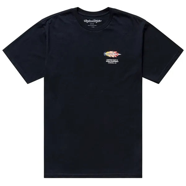 T-Shirt Feathers Noir, de face