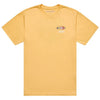 T-Shirt Feathers Jaune, de face