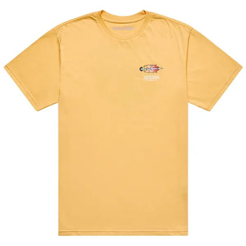 T-Shirt Feathers Jaune, de face