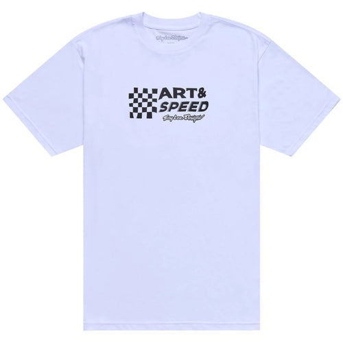 T-Shirt Finish Line Blanc de face