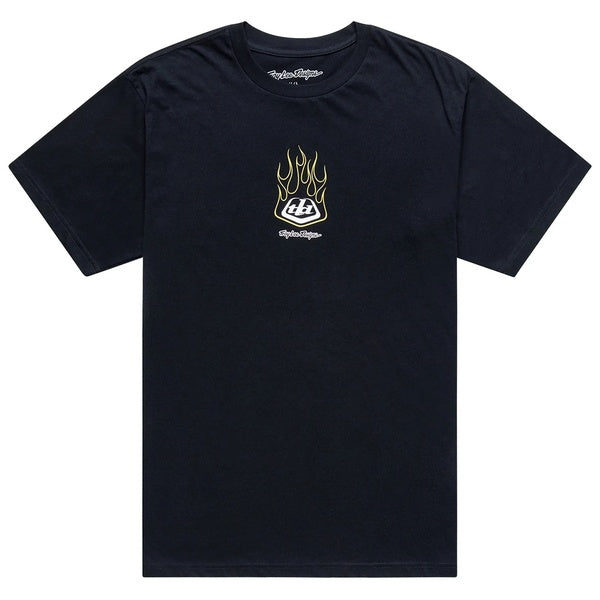 T-Shirt Flame2 Noir de face