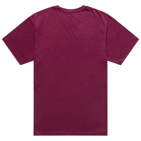 T-Shirt Flame2 Bordeaux de dos