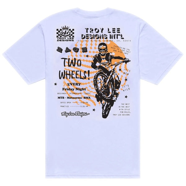 T-Shirt Friday Night Blanc de dos