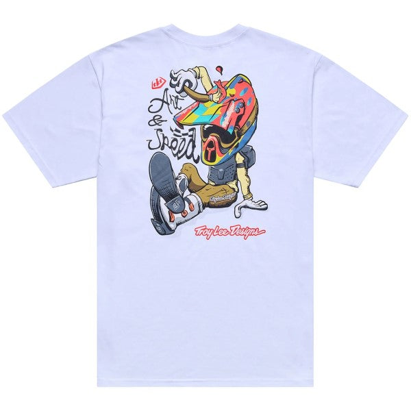T-Shirt Heritage Blanc de dos
