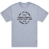T-Shirt Imprint Gris de face