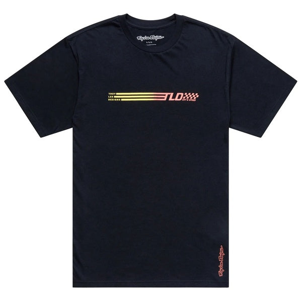 T-Shirt Stripes Noir de face
