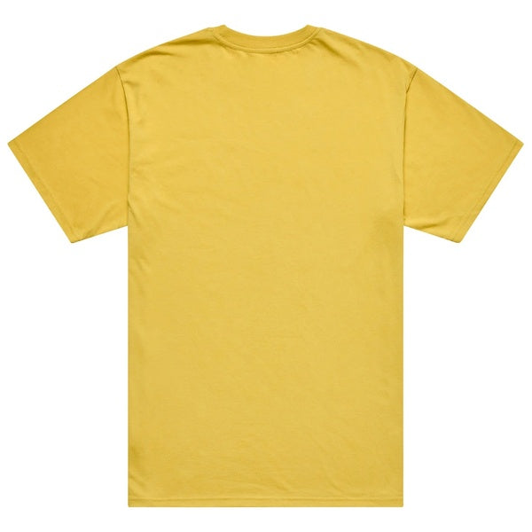 T-Shirt Stripes Jaune de dos