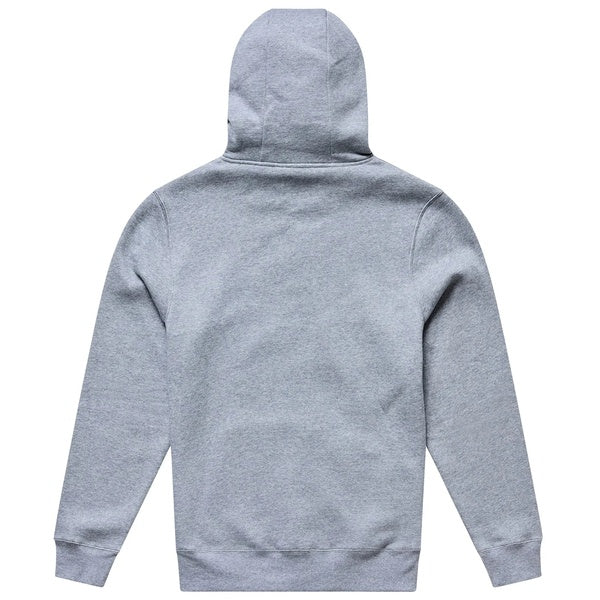 Coton Ouaté Zippé Signature Gris/Rouge de dos