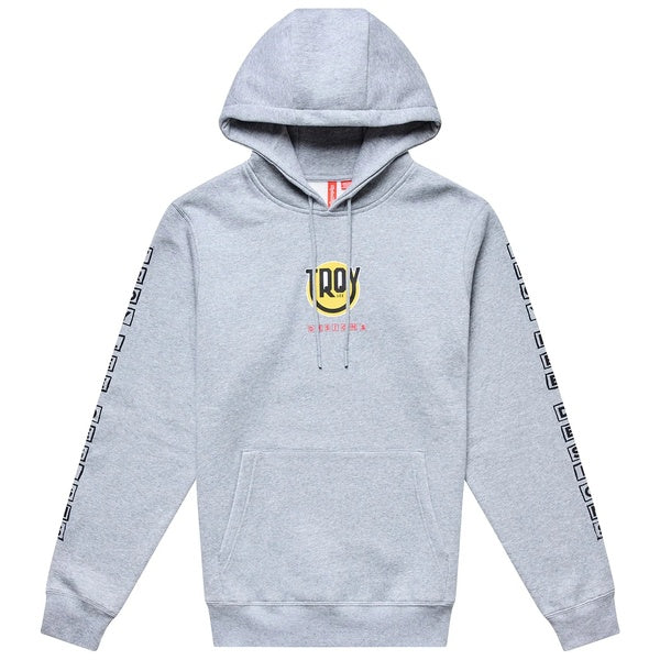 Coton Ouaté Happy Dayz Gris Clair de face