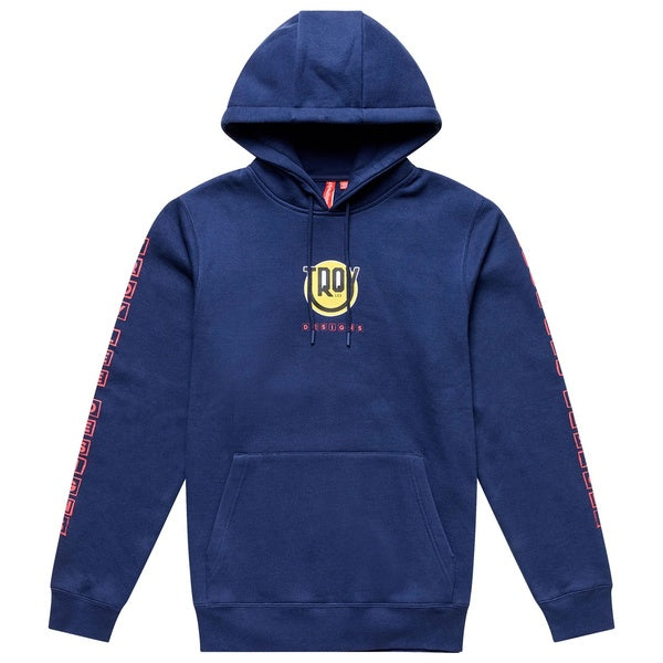 Coton Ouaté Happy Dayz Bleu Foncé de face