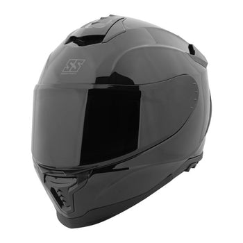 Casque Intégral de Moto Solid Speed SS1660/speed and Strength/ noir , de profil