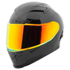 Casque Intégral de Moto Lightspeed SS760 2.0/speed and Strength/noir lustré, de profil