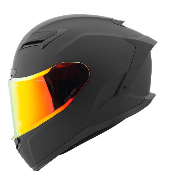 Casque Intégral de Moto Lightspeed SS760 2.0/speed and Strength/noir mat, coté gauche