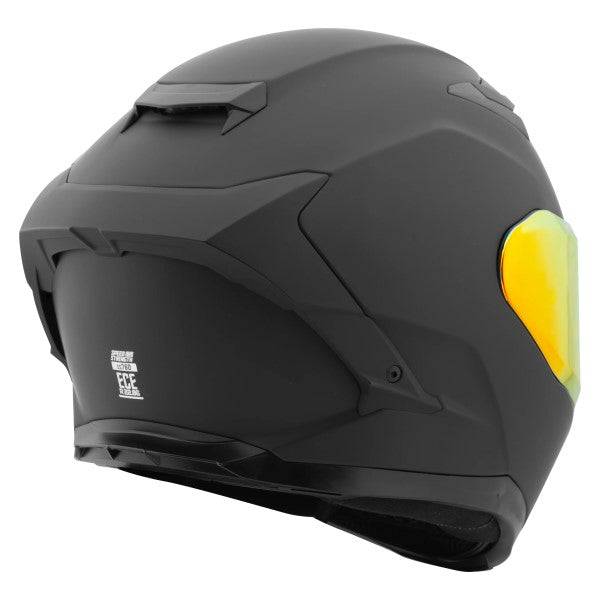 Casque Intégral de Moto Lightspeed SS760 2.0/speed and Strength/noir mat, arrière, coté droit