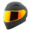 Casque Intégral de Moto Lightspeed SS760 2.0/speed and Strength/noir mat, de profil