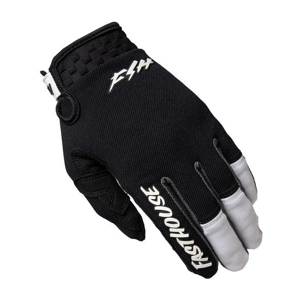 Gants de Motocross Speed Style Hudson Noir/Blanc, gauche
