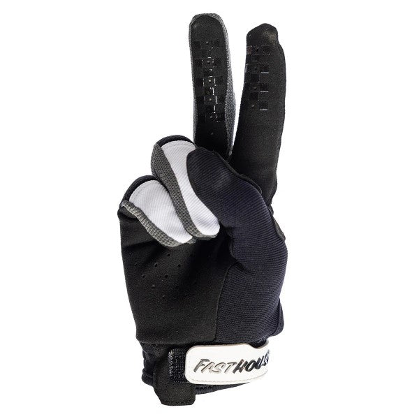 Gants de Motocross Speed Style Hudson Noir/Blanc, paume